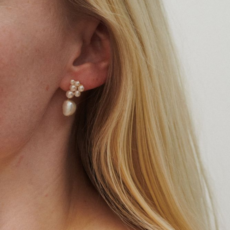 Ocean treasure stud earrings - Pernille Corydon - Shop Silverado