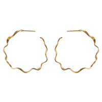 Large Hellir Hoop Earrings - Pernille Corydon - Shop Silverado