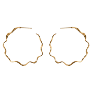 Large Hellir Hoop Earrings - Pernille Corydon - Shop Silverado