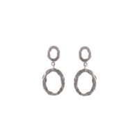 Silver Shadow Storm Earrings - Pernille Corydon - Shop Silverado