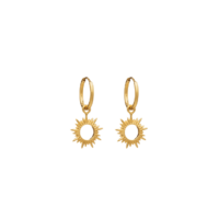 Eternal Sun Mini Huggie Hoop Earrings - Rachel Jackson - Shop Silverado