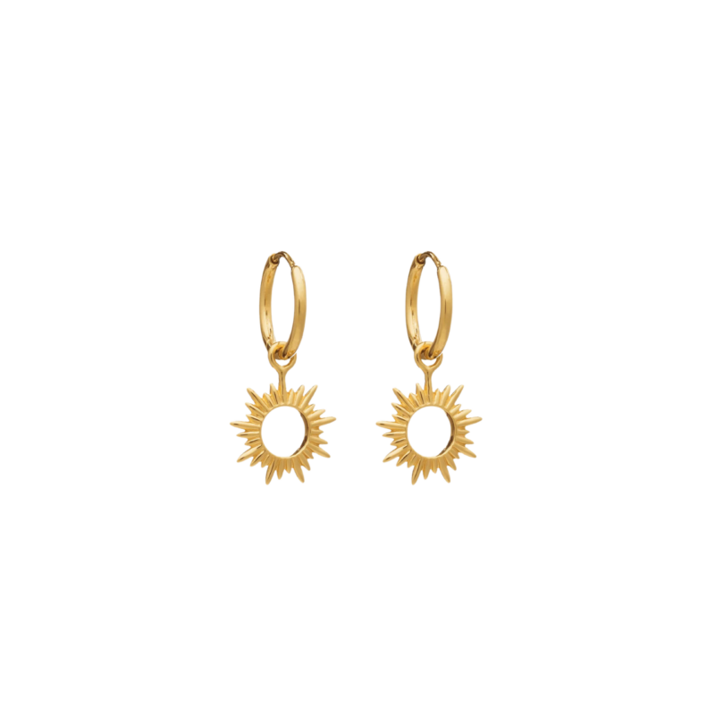 Eternal Sun Mini Huggie Hoop Earrings - Rachel Jackson - Shop Silverado