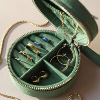 Green sun and moon jewellery case - Lisa Angel - Shop Silverado