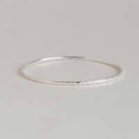 Fine silver Hammered bangle - Silverado Classics - Shop Silverado