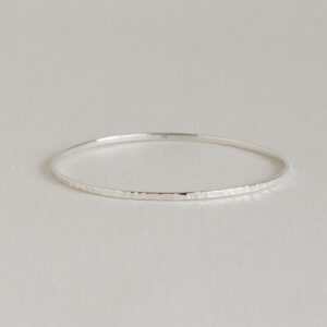 Fine silver Hammered bangle - Silverado Classics - Shop Silverado