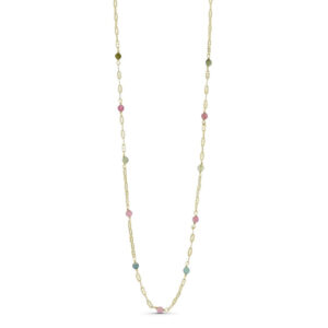 Lina Beaded Tourmaline Necklace - Pure By Nat - Silverado Jewellery