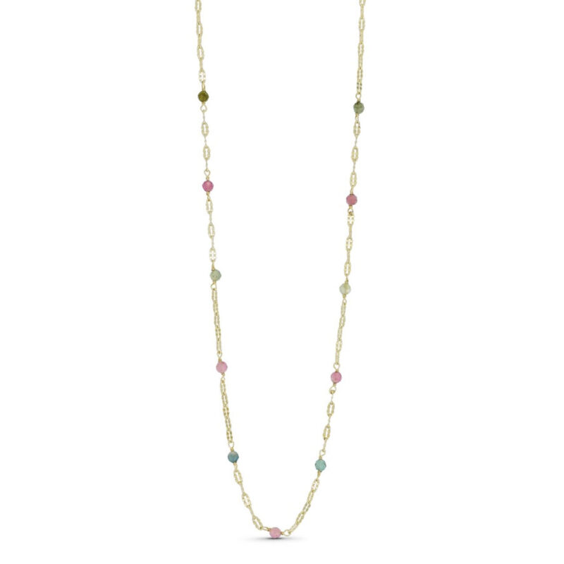 Lina Beaded Tourmaline Necklace - Pure By Nat - Silverado Jewellery