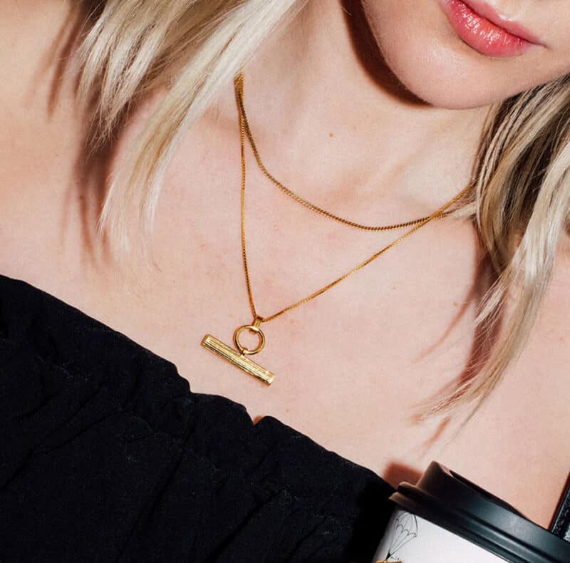 Chunky T-Bar Necklace - Rachel Jackson - Silverado Jewellery