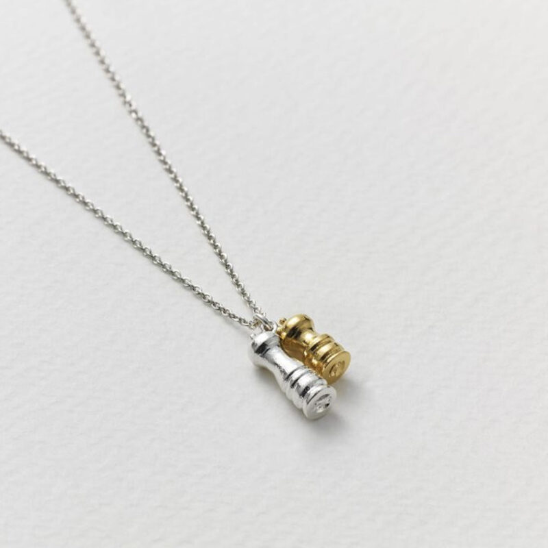 Salt and pepper mill charm necklace - Alex Monroe - Shop Silverado