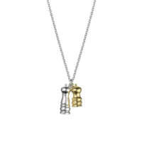 Salt and pepper mill charm necklace - Alex Monroe - Shop Silverado