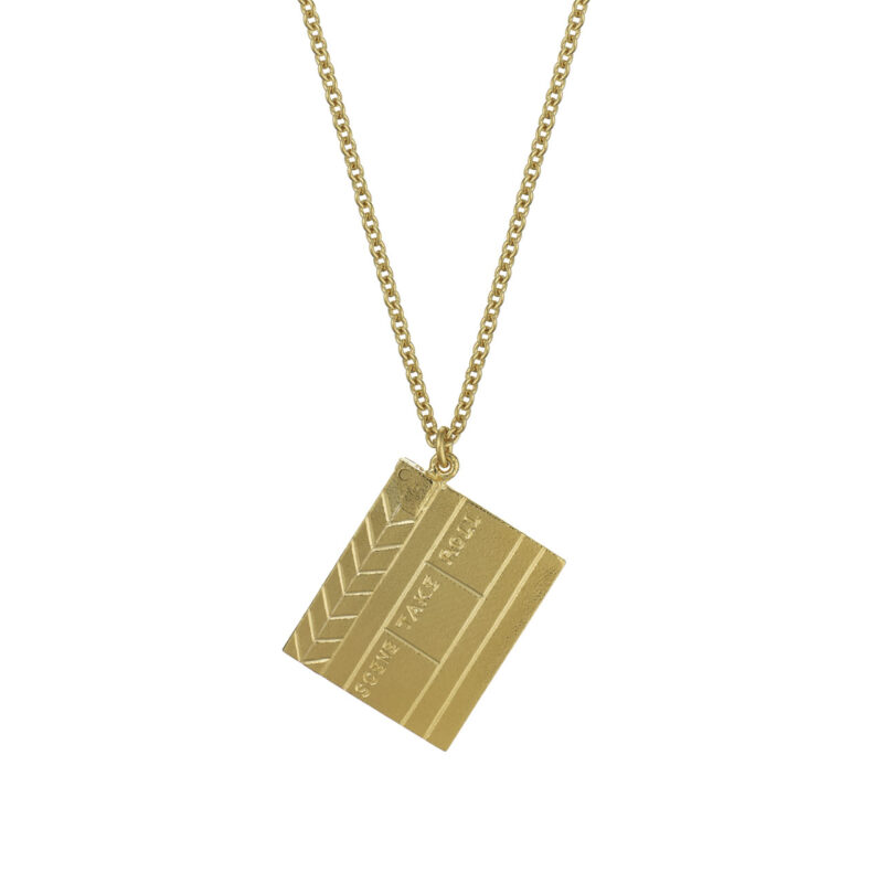 Movies clapperboard necklace - Alex Monroe - Shop Silverado