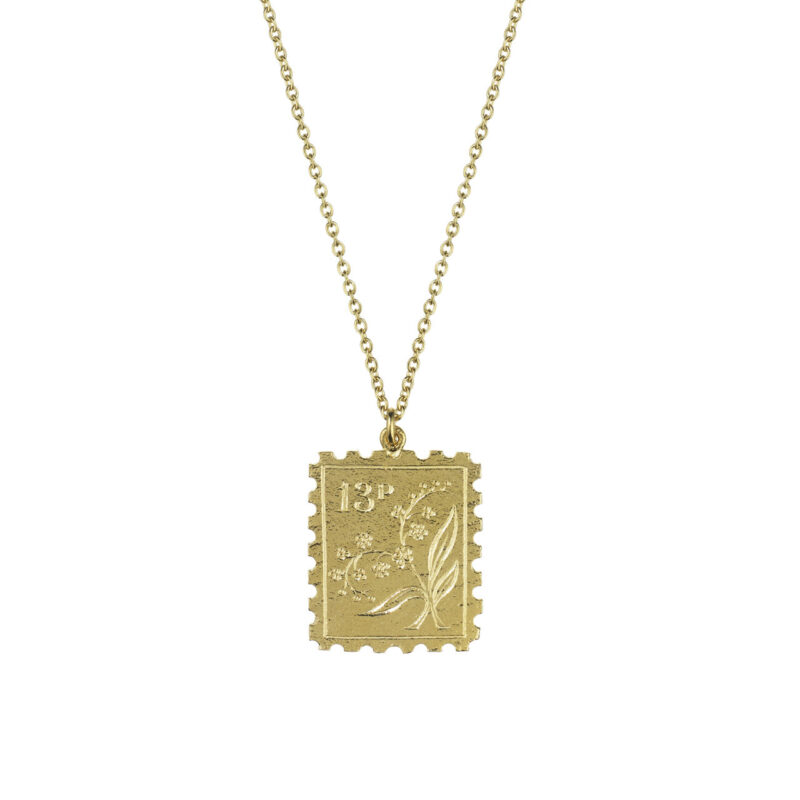 Floral stamp necklace - Alex Monroe - Shop Silverado