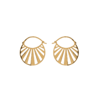 Gold Misty Earrings - Pernille Corydon - Silverado Jewellery