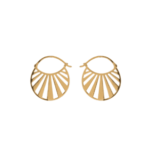 Gold Misty Earrings - Pernille Corydon - Silverado Jewellery