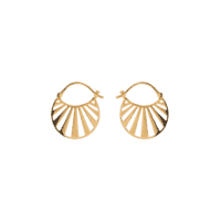 Small Gold Misty Earrings - Pernille Corydon - Silverado Jewellery