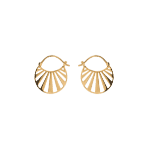 Small Gold Misty Earrings - Pernille Corydon - Silverado Jewellery