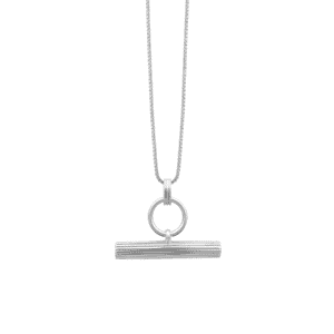 Silver Chunky T-Bar Necklace - Rachel Jackson - Silverado Jewellery