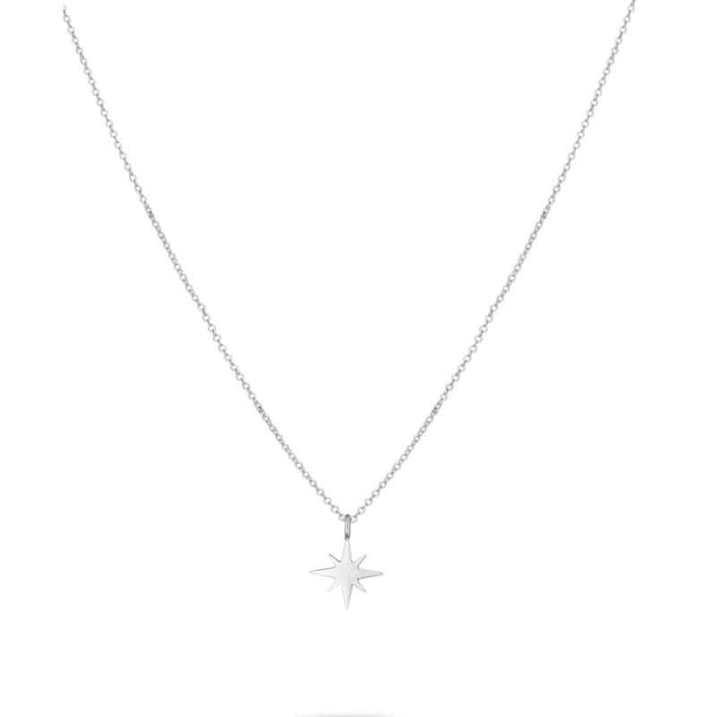 Silver Stellar Star Necklace - One & Eight - Silverado Jewellery