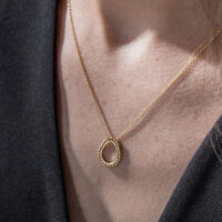 Gold Meadow Necklace - One & eight - Silverado Jewellery