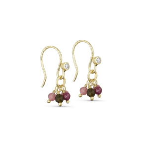 Lina Tourmaline Hook Earrings - Pure By Nat - Silverado Jewellery