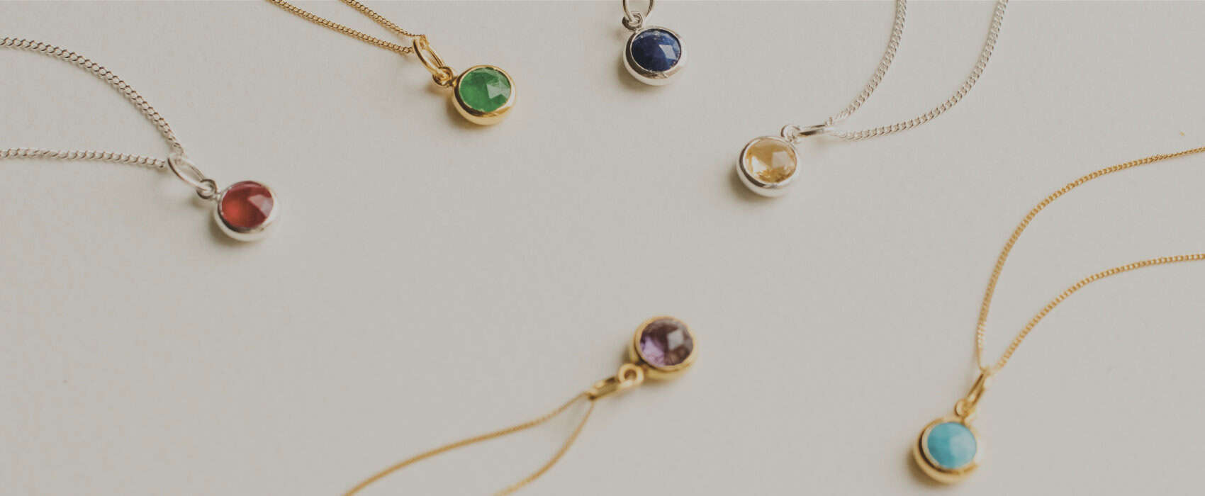 Birthstone Pendants - Silverado Jewellery