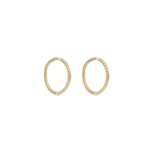 9ct Gold Huggie Hoop Earrings - Silverado Jewellery