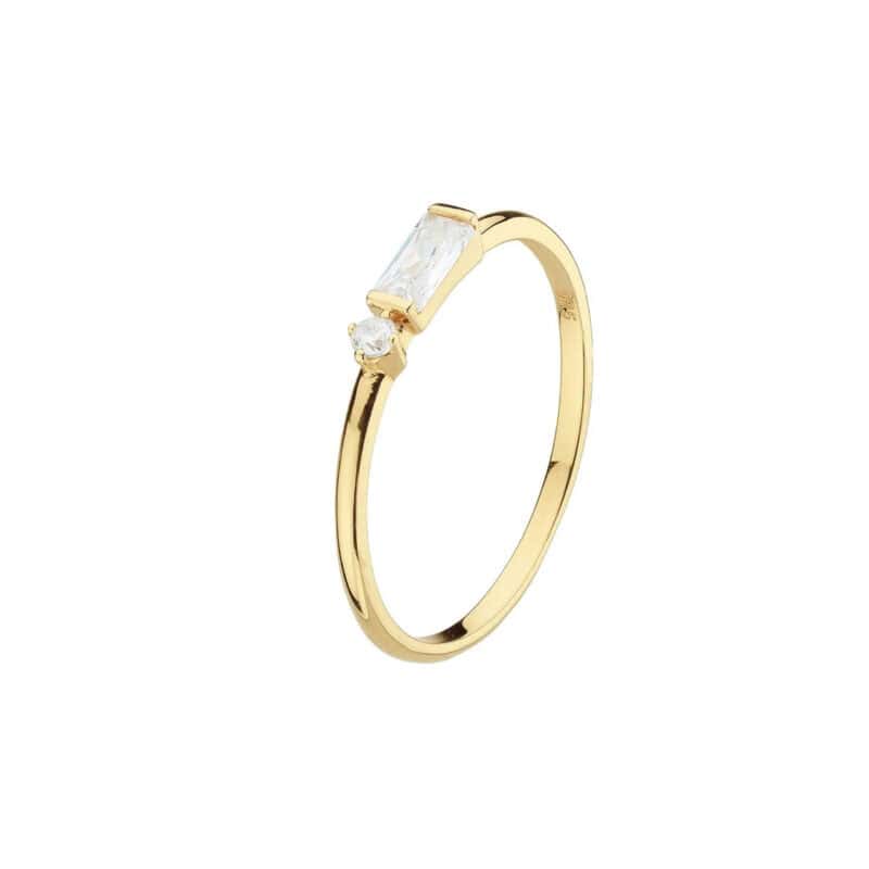 Gold Baguette Ring - Silverado Jewellery