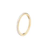 Gold Plated CZ Eternity Ring - Silverado Jewellery