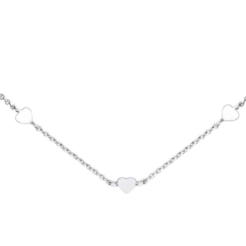 Silver Hearts Chain - Silverado Jewellery