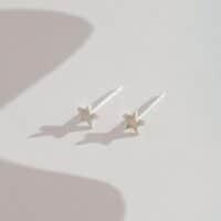 Silver one in a million star studs - One & Eight - Silverado Jewellery