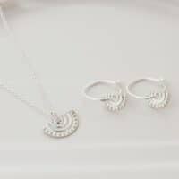 Silver Delphi Necklace - One & Eight - Silverado Jewellery