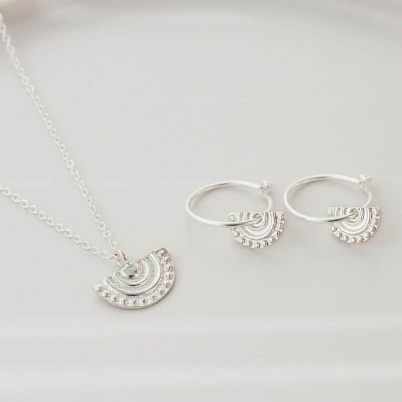 Silver Delphi Necklace - One & Eight - Silverado Jewellery