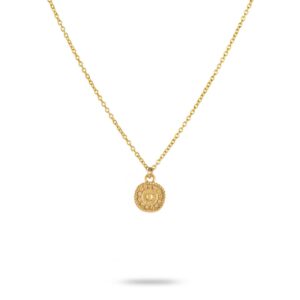 Gold Coin Necklace - One & Eight - Silverado Jewellery