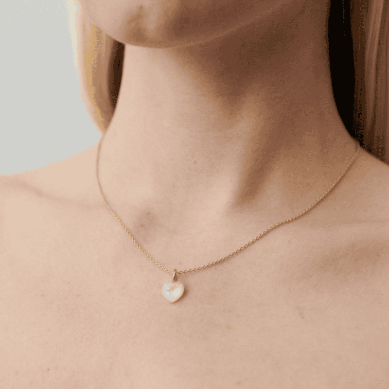 Ocean Heart Pendant Necklace - Pernille Corydon - Silverado Jewellery