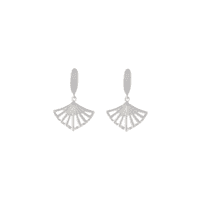 Silver Ballerina Drop Earrings - Pernille Corydon - Silverado Jewellery