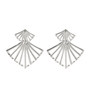 Silver Dancing Ballerina Drop Earrings - Pernille Corydon - Silverado Jewellery