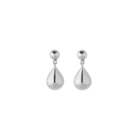 Silver Driplet Drop Earrings - Pernille Corydon - Silverado Jewellery