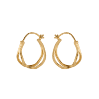 Stream hoop earrings - Pernille Corydon - Silverado Jewellery