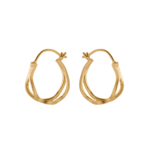 Stream hoop earrings - Pernille Corydon - Silverado Jewellery