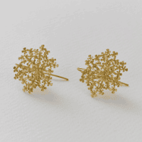 cow parsley bloom hook earrings - Alex Monroe - Silverado jewellery