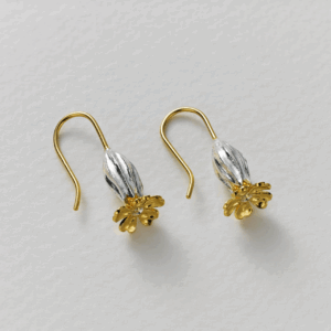 Cowslip hook earrings - Alex Monroe - Silverado Jewellery