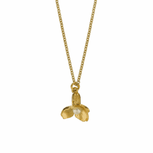 Cuckoo flower necklace with pearl - Alex Monroe - Silverado Jewellery