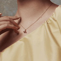 Cuckoo flower necklace with pearl - Alex Monroe - Silverado Jewellery