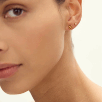 Love Story Heart Stud Earrings - Rachel Jackson - Silverado Jewellery