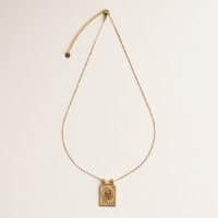 Sacred Heart Tag Necklace - AMIE Paris - Silverado Jewellery