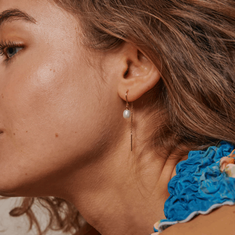 ENAMEL Eleanor Pearl Earrings - ENAMEL Copenhagen - Silverado Jewellery