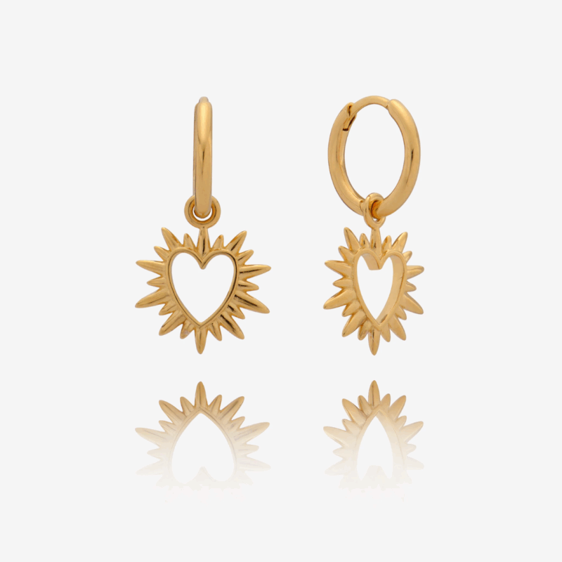 Electric love hoop earrings - Rachel Jackson - Silverado Jewellery