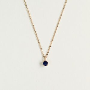 9ct gold blue sapphire necklace - Lucier Jewellery - Silverado Jewellery
