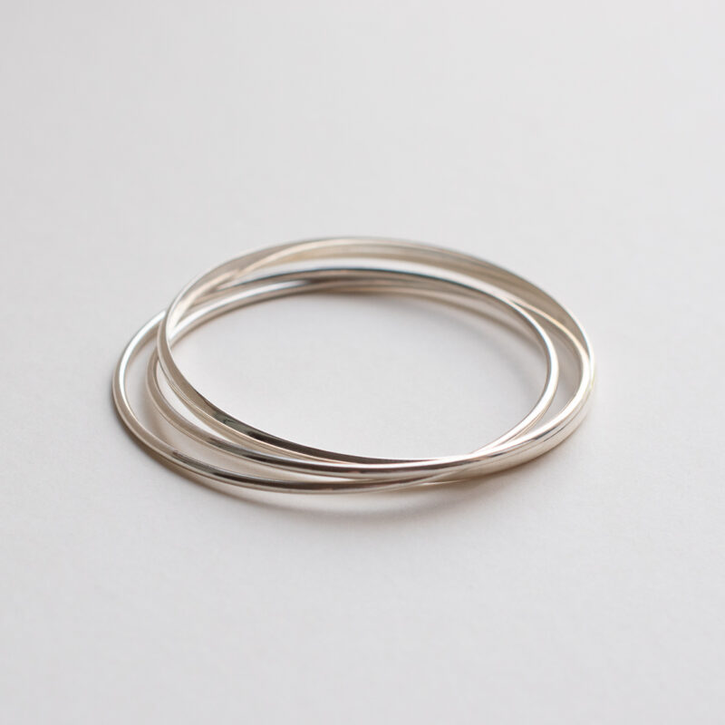 Silver Triple Russian Wedding Bangle - Silverado Classics - Silverado Jewellery