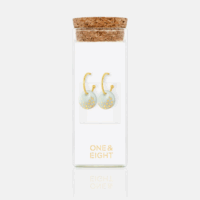 Mint Gale Hoop Earrings - One & eight - Silverado Jewellery